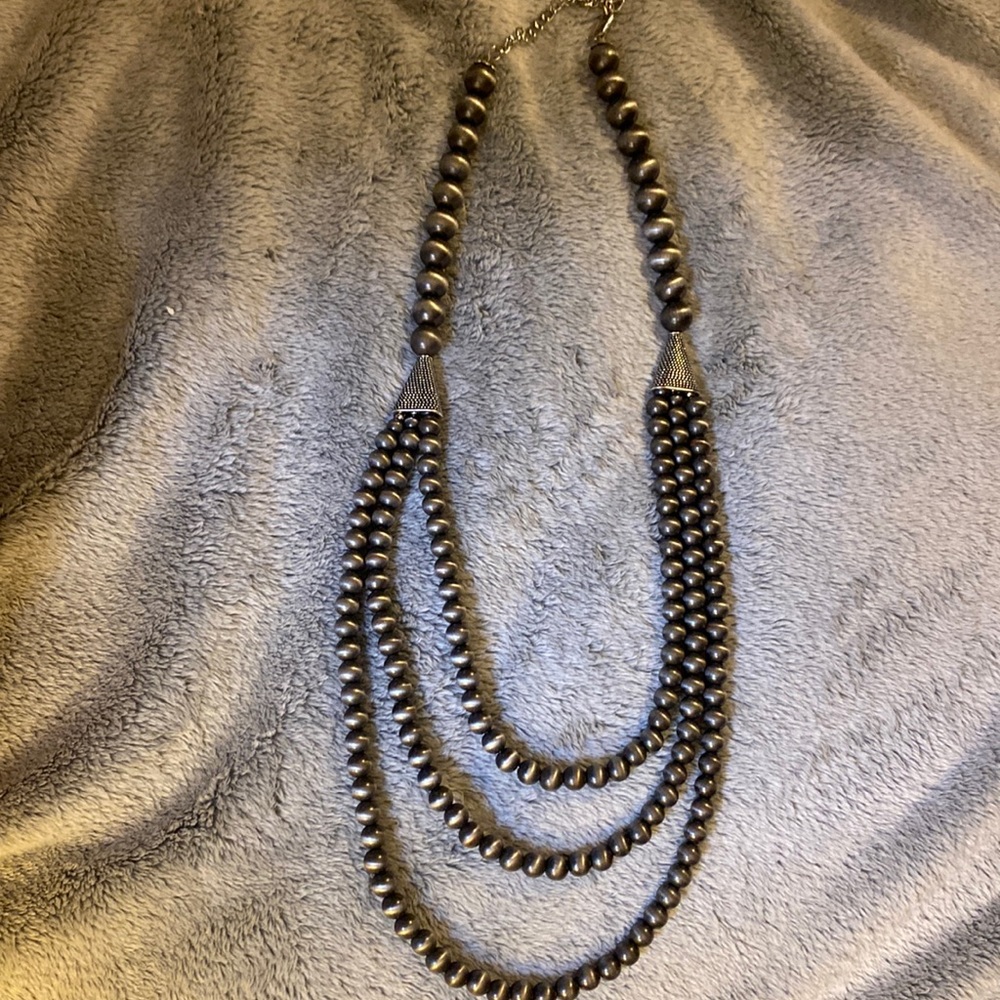 Faux Navajo pearl necklace